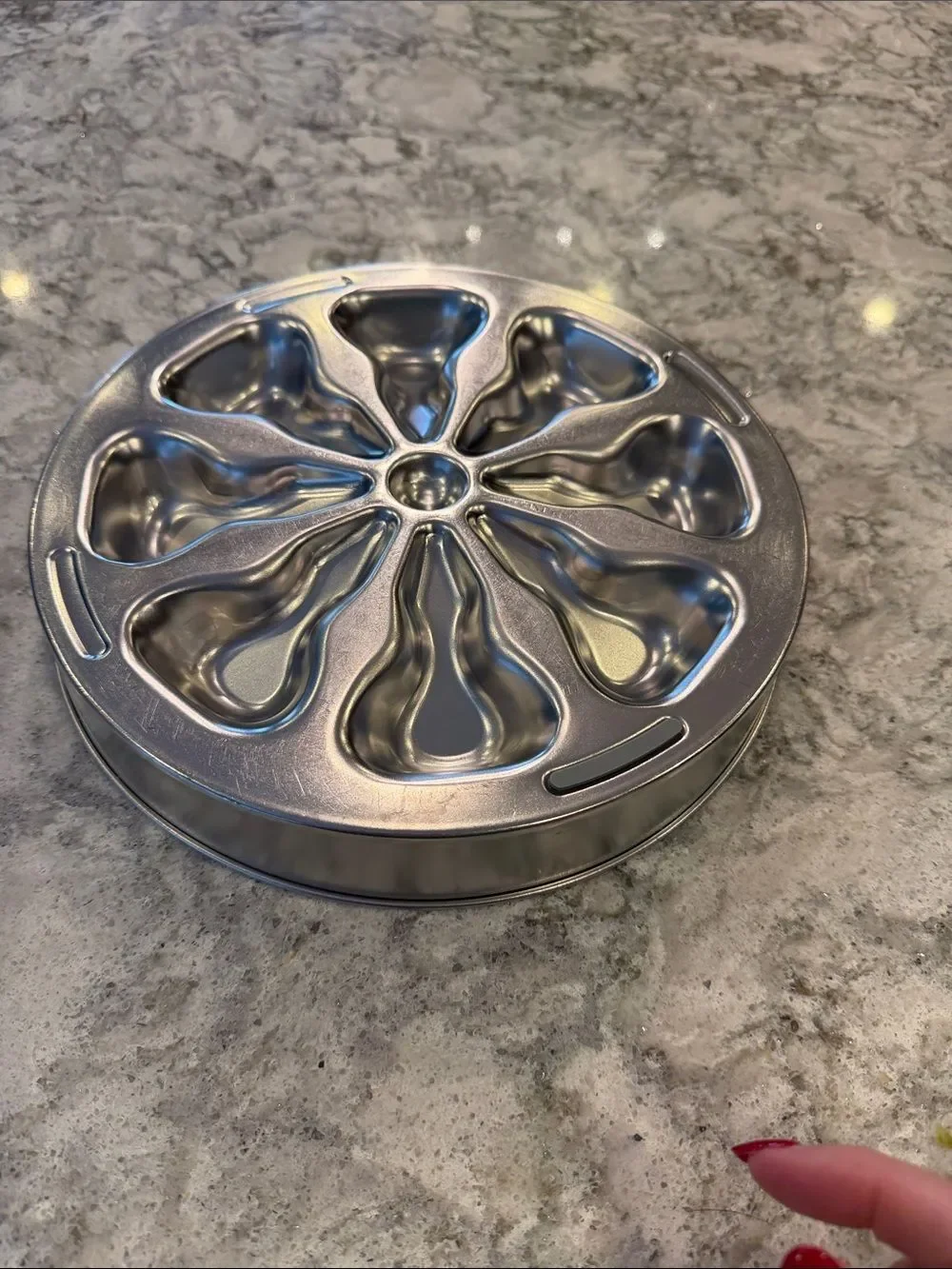 Slow Feed Stainless Steel Dog Bowl - Gray